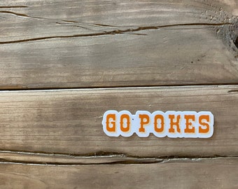 Go Pokes decal - large