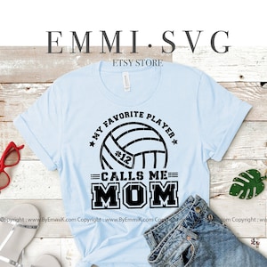 volleyball Mama svg meine Lieblingsspielerin ruft mich Mama svg laut stolze Mama Beachvolleyball Tochter svg Sublimationsshirt design