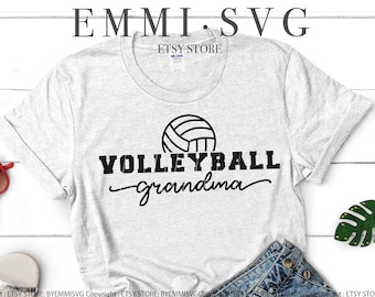 Download Volleyball Grandma Svg Etsy