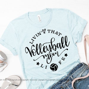 livin that volleyball mom life svg for cricut and silhouette cameo free commercial for t shirt, decal, stencil, vinyl iron on, tumblers etc