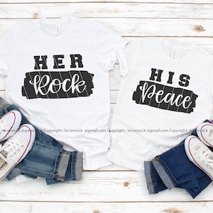 paar valentine svg, sein Frieden ihr Rock svg. sofortiger download svg,eps,dxf,png, freier Werbung für T-Shirt, Aufkleber, Schablone, Vinyl zum Aufbügeln