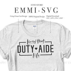 Design de camiseta PNG SVG vivendo aquela vida de auxiliar de dever, assistência infantil svg cricut, camiseta de sublimação png auxiliar de dever, download digital instantâneo