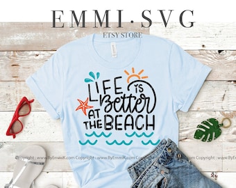 life is better at the beach svg, beach life svg, summer vacation svg, beach vibe svg, beach saying svg, instant download file for cricut