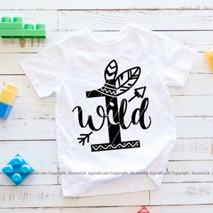 wild one svg para cricut, 1º aniversário, um ano de idade, primeiro aniversário svg, aniversário infantil svg, camisa de aniversário, design de sublimação de aniversário