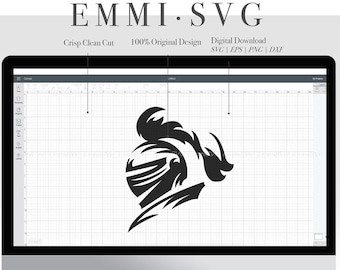May include: Black and white digital illustration of a knight's helmet with a plume. The image is displayed on a computer screen with a grid background. The text "EMMI.SVG" is displayed above the image.