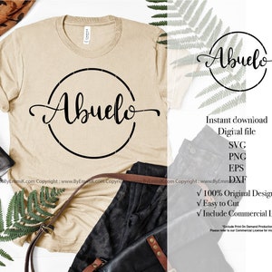 abuelo svg、grandfather svg、grandpa svg、cricut 用の即時ダウンロード ファイル、シャツ デザイン用の無料商用、ビニール アイロン接着など