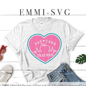professor de creche svg, professor de creche svg, camisa de professor svg, agradecimento ao professor svg, presente para professor, professor de dia dos namorados, arquivo cricut