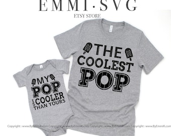 vader en zoon SVG, vader en zoon SVG, vader en baby SVG, vader en meisje SVG, vader's vader SVG, vader en dochter, grappige papa SVG, coole papa SVG