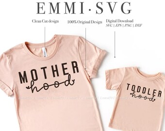 mom and son svg matching outfit, toddlerhood svg, motherhood svg, mom and baby matching outfit, mom and mini svg, mom and daughter svg
