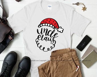 uncle Santa Claus svg, christmas uncle svg, Christmas family, family shirt, sublimation design, santa design svg, instant download file