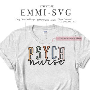 psych nurse svg shirt design, psychiatric nurse svg files for cricut, nurse svg sublimation shirt, nurse day svg cut file, nursing life svg