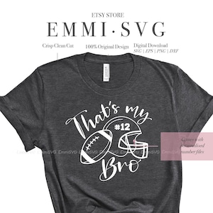 Football frère svg png, football bro svg png, football SVG png, football frère svg, svg football, game day svg, numéro personnalisé