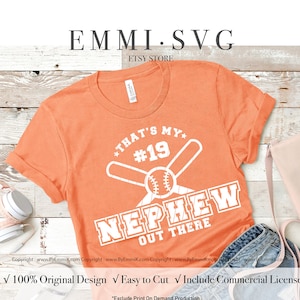 that&#39;s my nephew out there svg, baseball nephew svg, baseball aunt svg, baseball uncle svg, baseball family svg, baseball shirt design