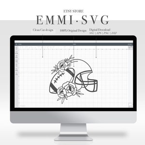 bloem voetbal SVG-bestanden voor de Cricut en de silhouette cameo, gratis commercieel gebruik voor het bedrukken van shirts, vinyl, sticker, opstrijkbare, enz.