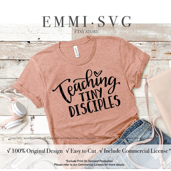 teaching tiny disciples svg, teach tiny humans svg Jesus Christian svg preschool teacher svg pre k svg Sunday school teacher svg