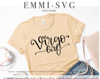 virgo svg, zodiac svg, horoscope svg, astrology svg, birthday girl svg, virgo sign, instant download file for cricut and silhouette cameo