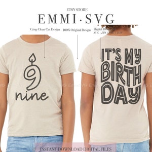 9e anniversaire svg png, neuvième anniversaire SVG PNG, 9 ans svg, svg de neuf ans, c'est mon anniversaire svg, svg d'anniversaire pour enfants svg d'anniversaire pour tout-petits