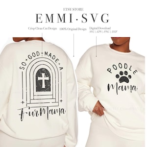 poodle mom svg png, so god made a fur mama SVG Png, fur mom SVG PNG, dog mom svg png, dog mama svg png, poodle mama svg png sublimation