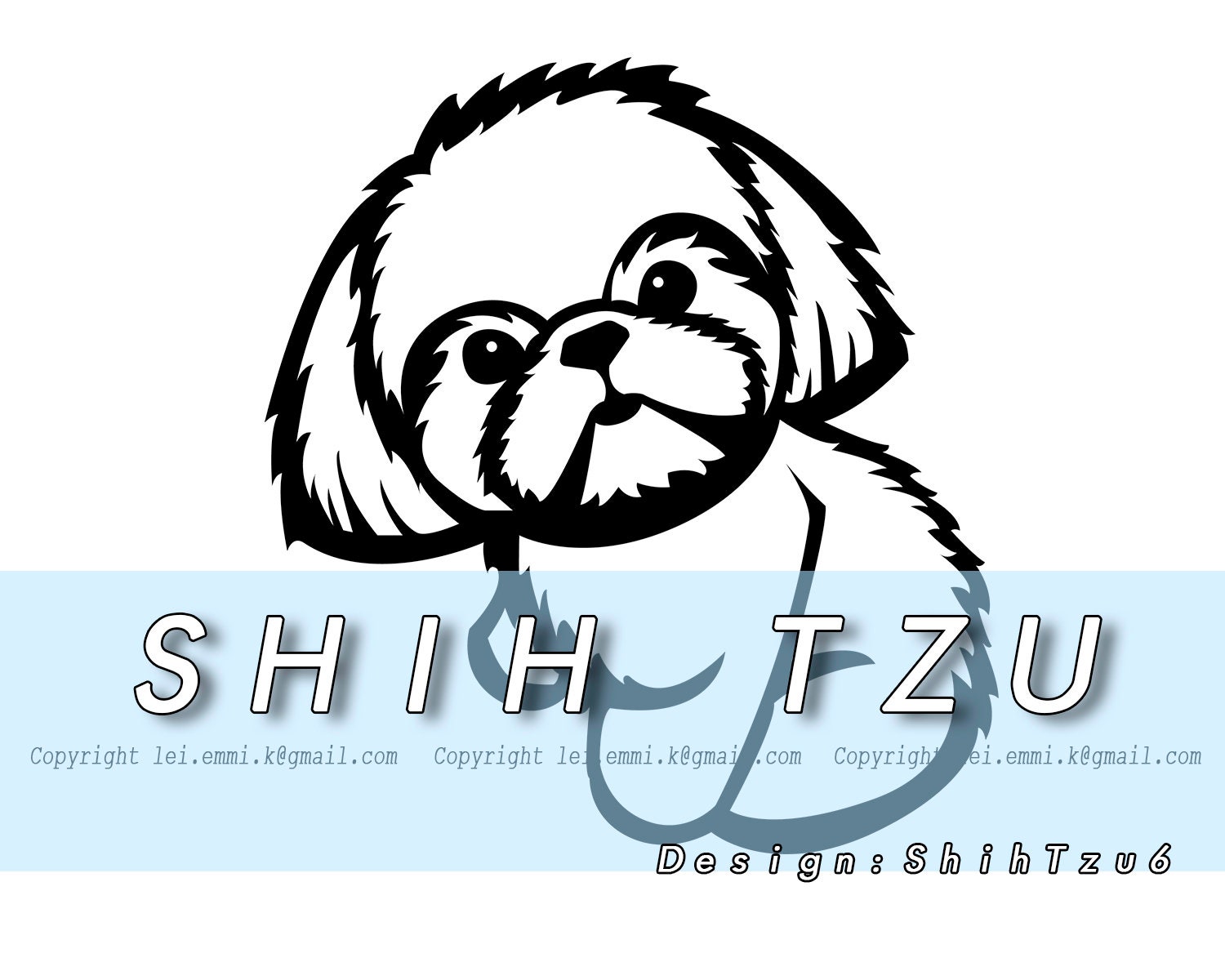 Shih Tzu Svg Cute Dog Svg Dog Svg Puppy Svg Shih Tzu - Etsy