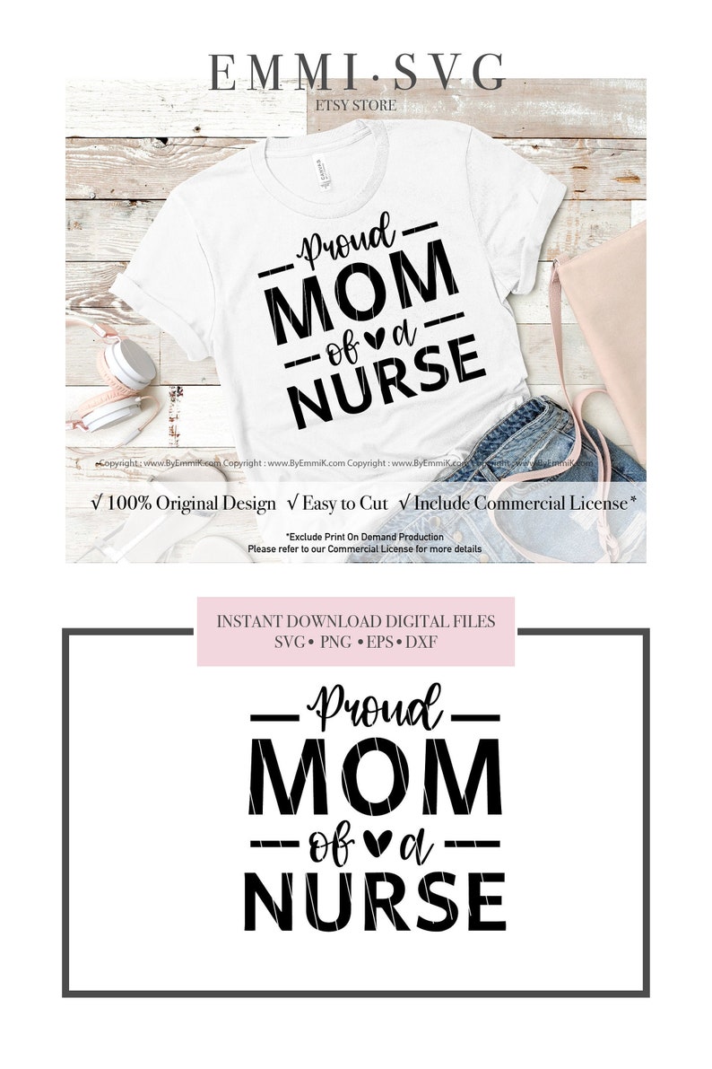 Download Nurse mom svg mom of a nurse nurse daughter svg nurse | Etsy
