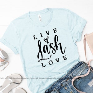 Live lash love svg for cricut and silhouette cameo, printable file. free commercial for t shirt, prints, mugs, tumblers, vinyl iron on