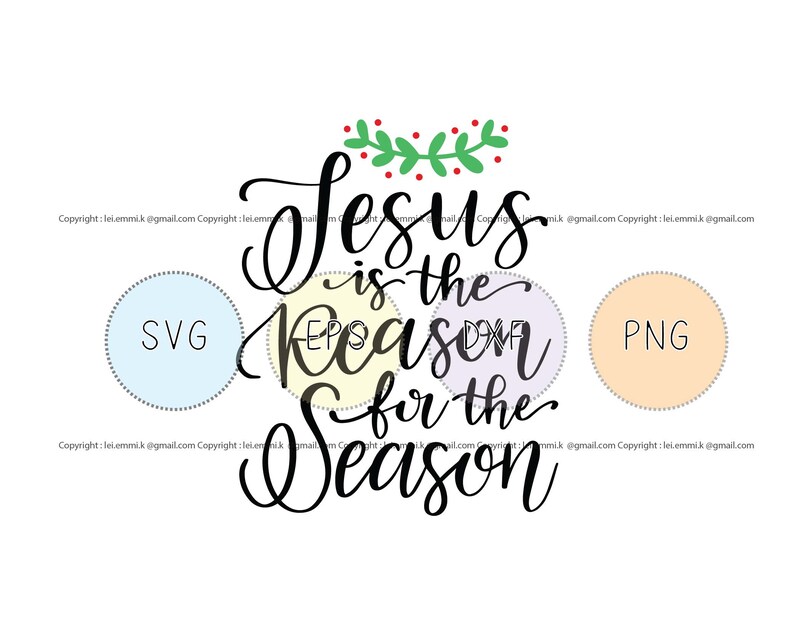 Download Clip Art Vinyl Iron On Etc Jesus Is The Reason For The Season Svg For Cricut And Silhouette Cameo Decal Free Commercial For Mugs T Shirt Stencil Art Collectibles