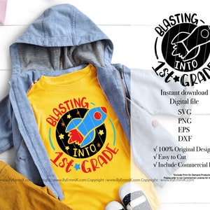 1st grade svg, 1st grade svg, boy t shirt, first grade svg, back to school, first day of school, student svg, sublimation design, cut file