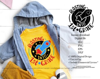 1st grade svg, 1st grade svg, boy t shirt, first grade svg, back to school, first day of school, student svg, sublimation design, cut file