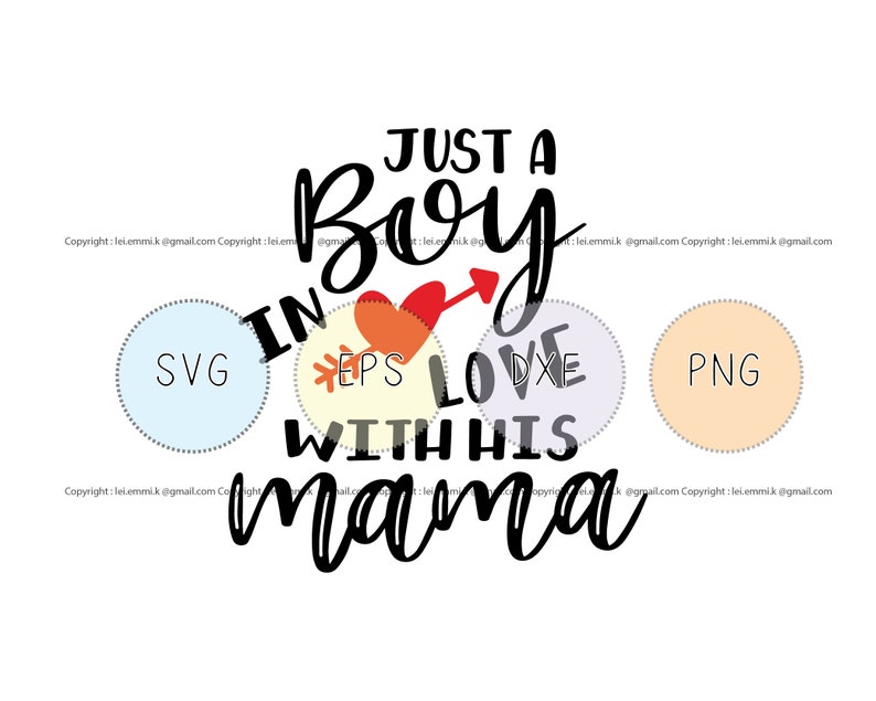 Download Just a boy in love with his mama svg mom and son svg free ...
