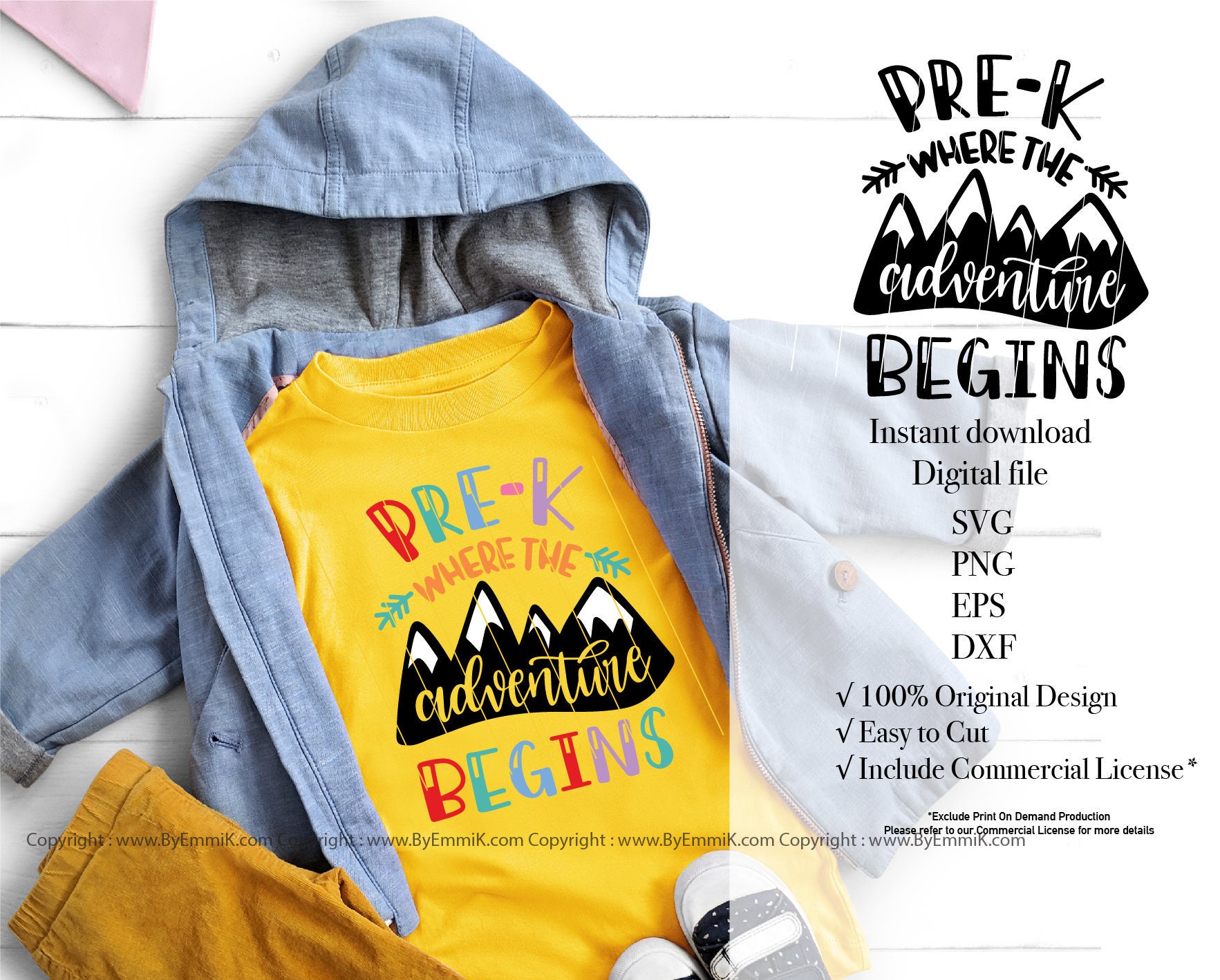 Pre K Adventure Svg, Back to School Svg, Instant Download File ...