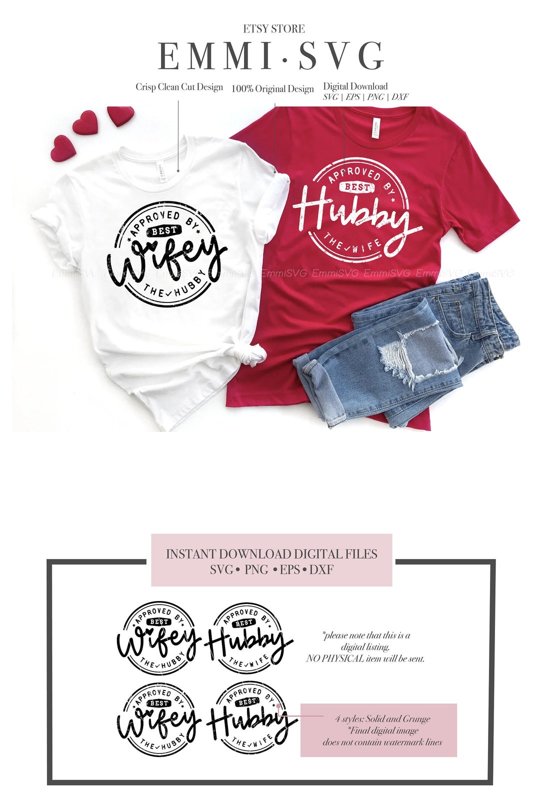 Best Hubby Svg Shirt Design, Best Wifey Ever Svg Files for Cricut ...