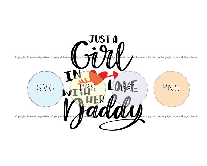 Download Free Just A Girl In Love With Her Daddy Svg For Circuit And Etsy SVG Cut Files