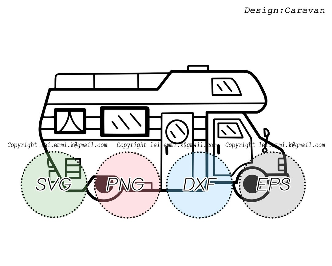 Caravan Svg, Camper Svg, Camping Svg, Clipart, Prints , Decal, Stencil