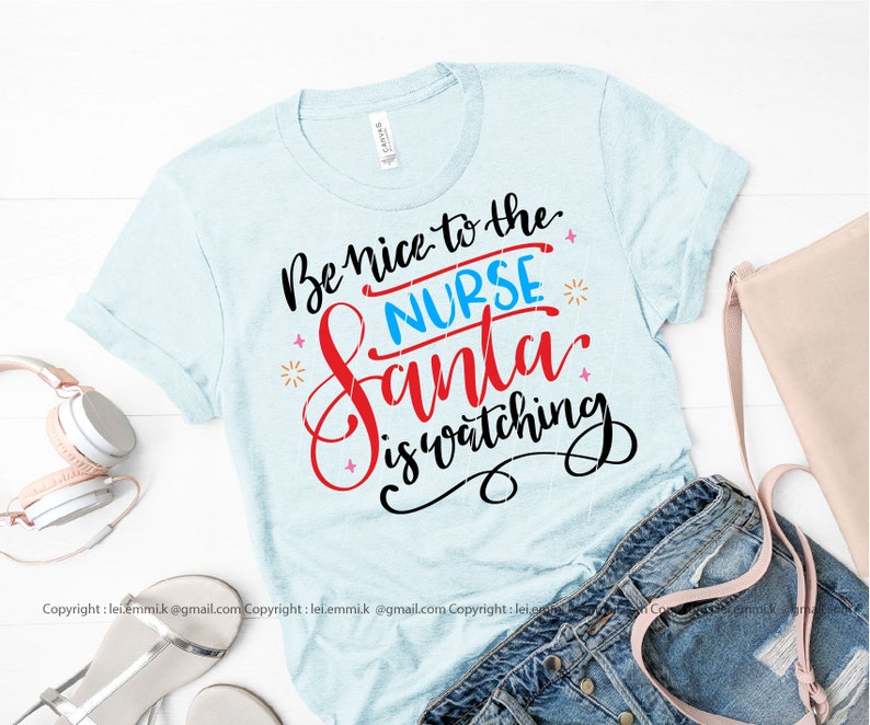 Download Christmas nurse svg for cricut and silhouette cameo. free ...