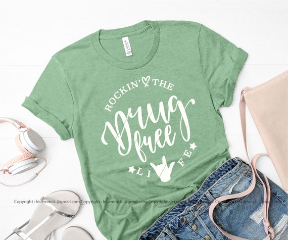 drug free svg, anti drug svg. instant download for svg,eps,png,dxf. free commercial design for t shirt, vinyl iron on, sign, decal, stencil