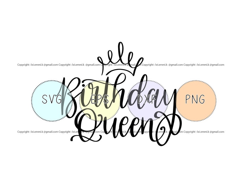 Download Birthday queen svg birthday mom svg for cricut and silhouette | Etsy