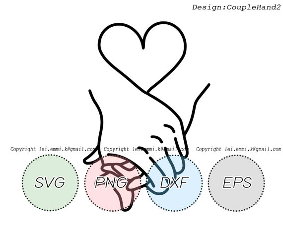 Couple Svg Couple Hand Svg Love Svg Lover Svg Wedding Svg Etsy