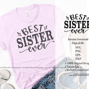 beste zus SVG, beste zus ooit SVG, broer/zus SVG, cadeau voor zus, grote zus SVG, zusje SVG, hou van mijn zus SVG, broer/zus SVG