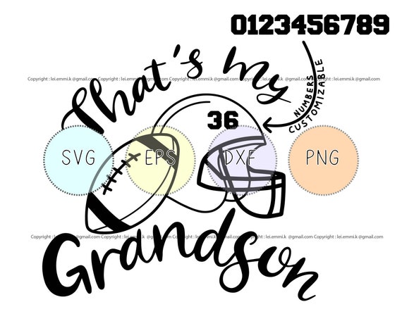 Download Football Grandma Svg Cut File For Cricut And Cameo Silhouette Etsy