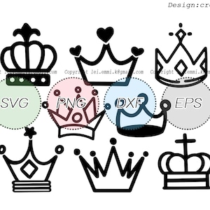 tiara svg, crown svg, girl tiara, girl crown , hand drawn , cute crown, crown clipart, cricut, cut file, silhouette, line art, vector