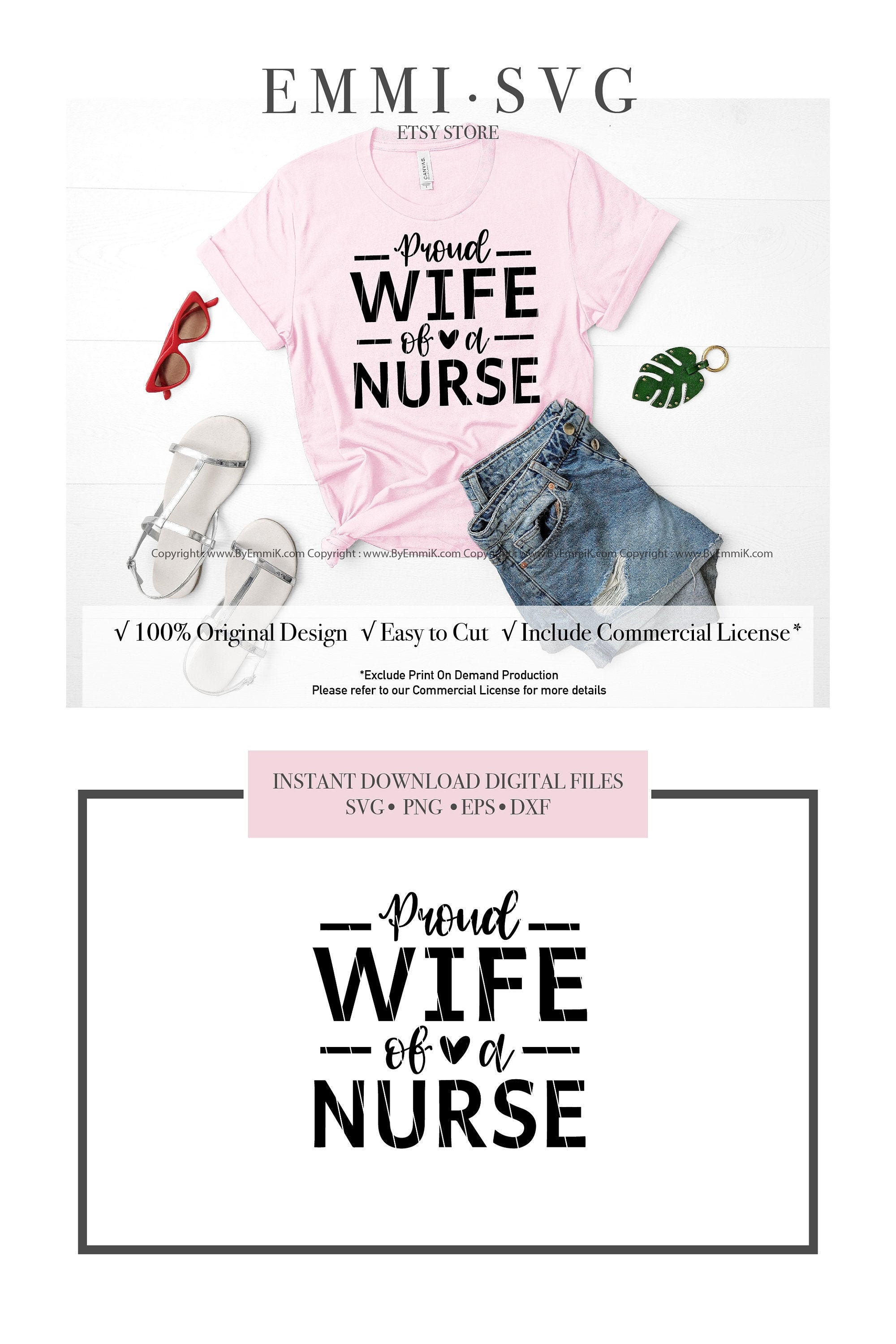 Download Nurse Wife Svg Proud Wife Of A Nurse Svg Nurse Husband Etsy