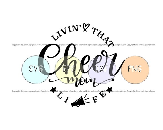Download Prints Vinyl Iron On Livin That Cheer Mom Life Svg For Cricut And Silhouette Cameo Free Commercial For T Shirt Stencil Tumblers Decal Clip Art Art Collectibles