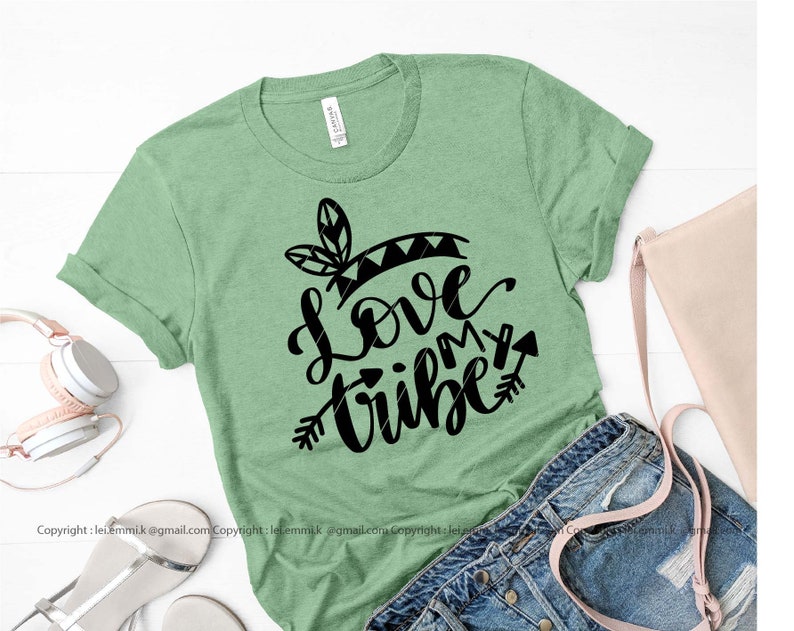 Download Love my tribe svg for cricut and silhouette cameo. free | Etsy