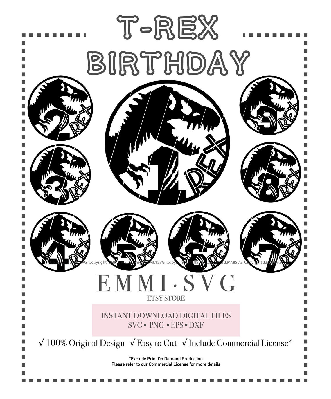 Download Jurassic birthday svg t rex birthday svg boys birthday svg ...