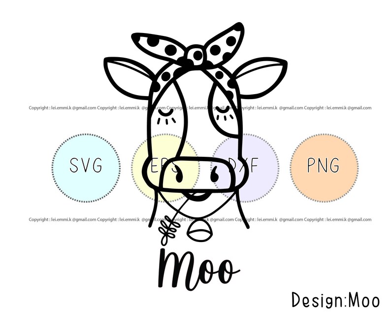Download Bandana cow svg bandana animal moo svg farm animal cute | Etsy