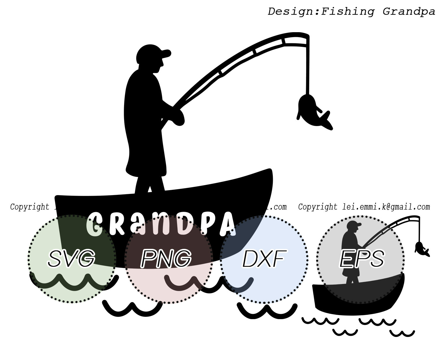 Download Fishing Grandpa Svg Fishing Man Svg Fishing Silhouette Iron Etsy