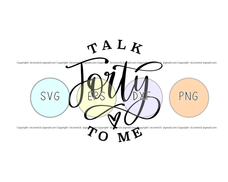 Download Forty birthday svg. 40th birthday svg for cricut and | Etsy