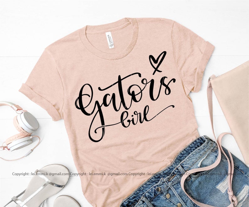 Gators girl svg for cricut and silhouette cameo free Etsy
