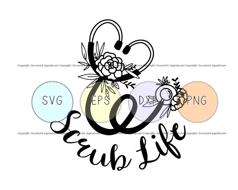 Scrub Life Svg Files for Cricut and Silhouette Cameo. Free - Etsy