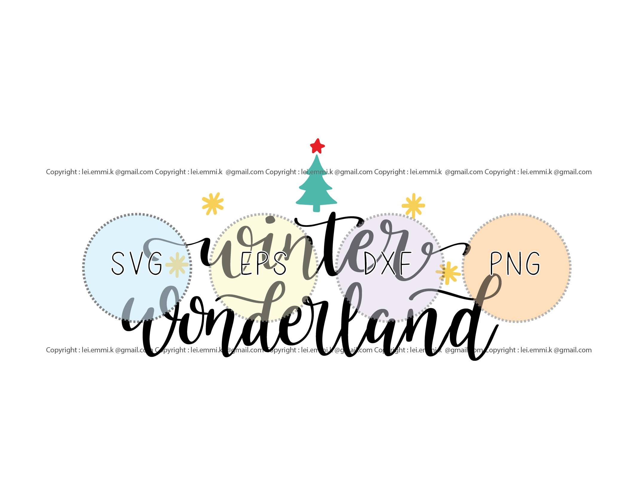 Winter Wonderland Svg for Cricut and Silhouette Cameo. Free Commercial ...